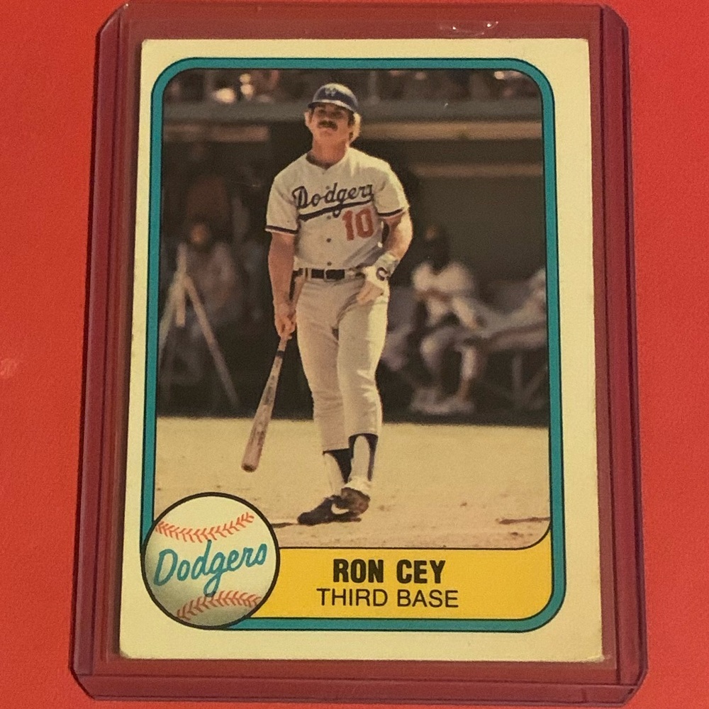 Ron Cey #126 1981 Fleer Baseball Trading Card